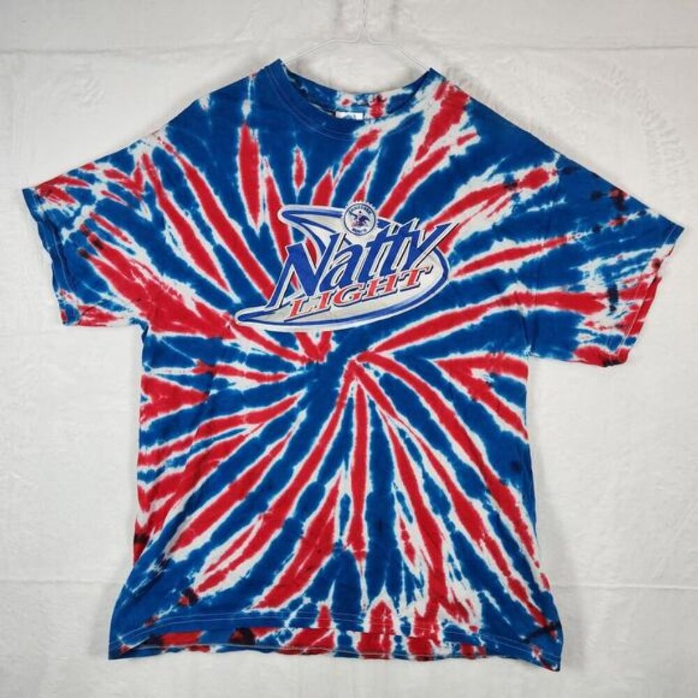 Vintage Natty Light Tie Die Short Sleeve Tshirt Mens‎ Size Large
